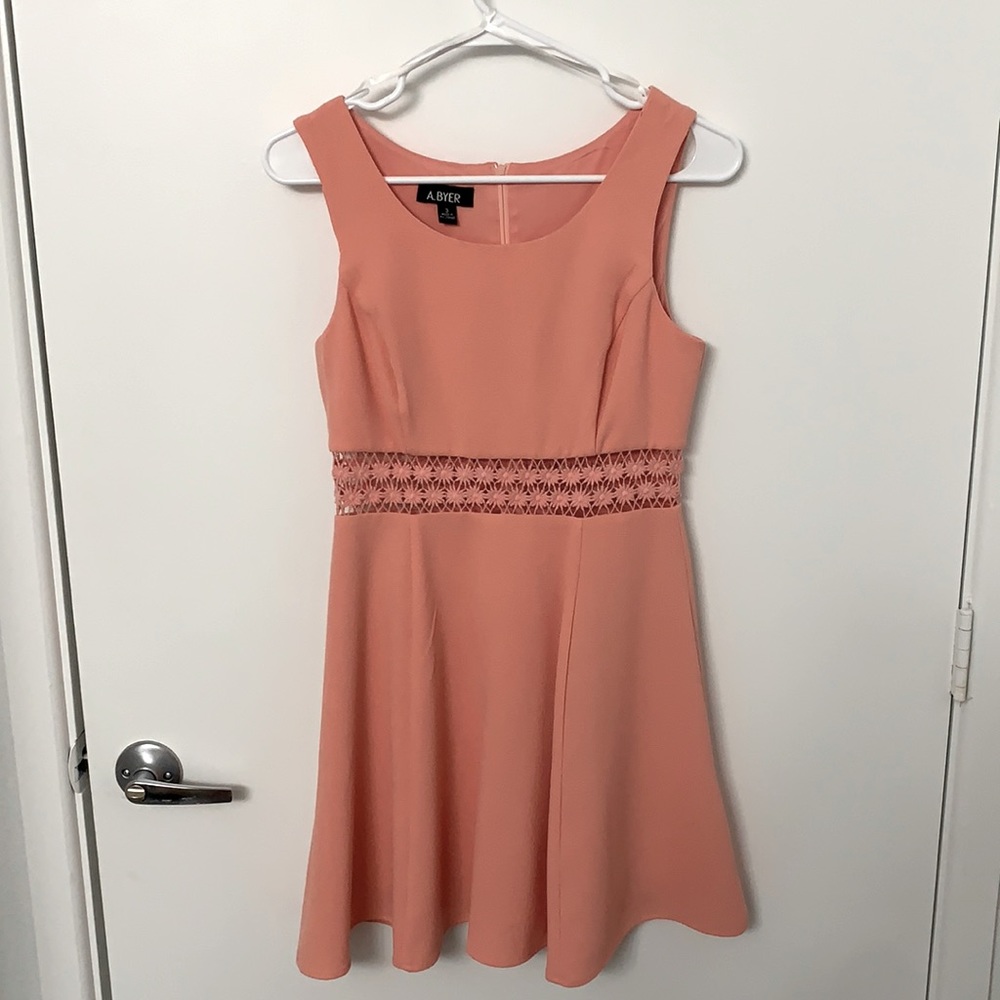 Peach Spring Dress